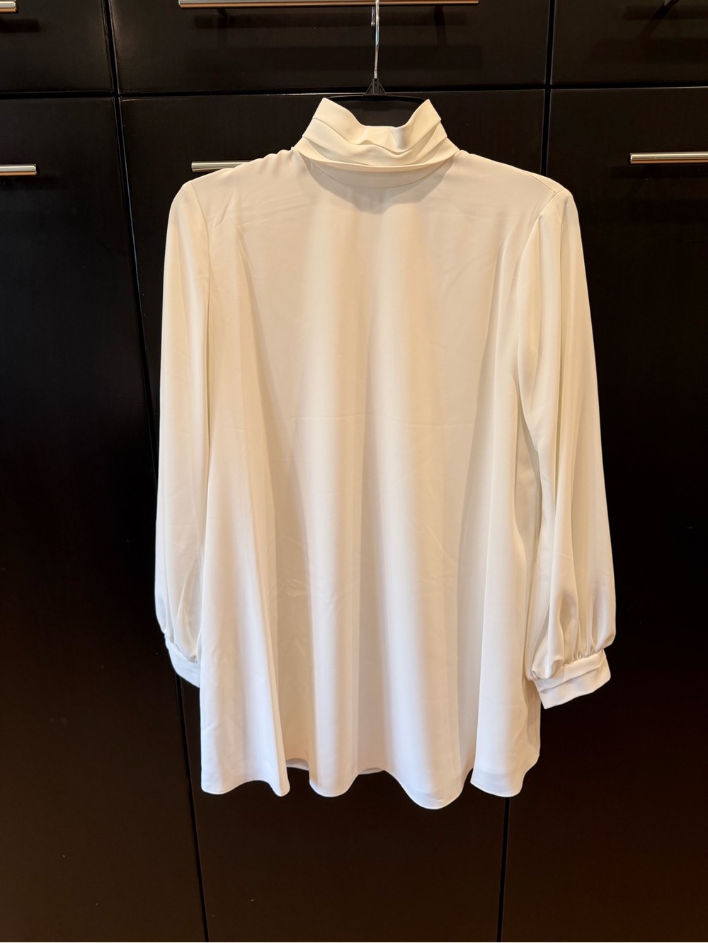 Amanda Uprichard Cream Turtleneck Mini Dress